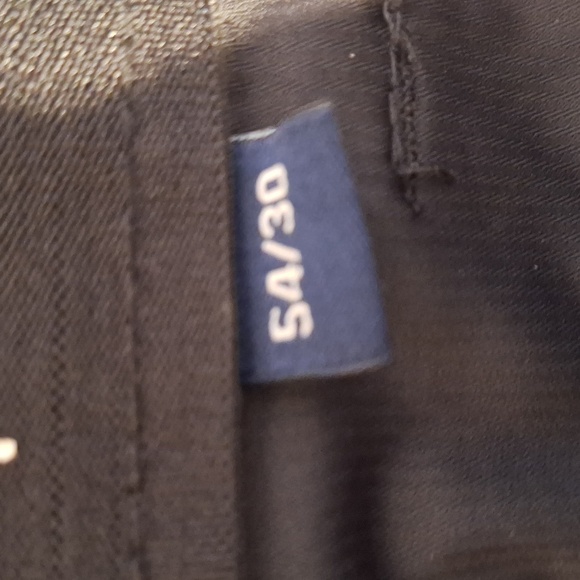 F mens HB solid black loose fit cargo 2 in 1 pants size 54/30 - Picture 4 of 5